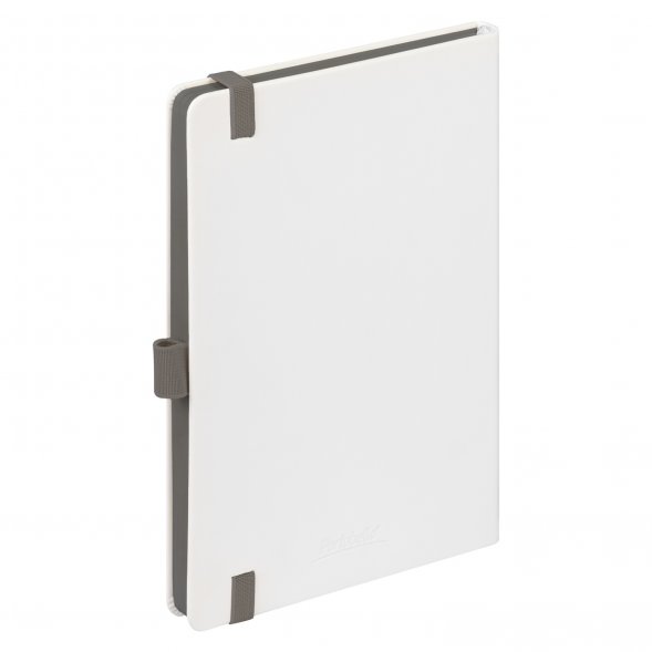 Ежедневник Arctic недатированный, белый/темно-серый 