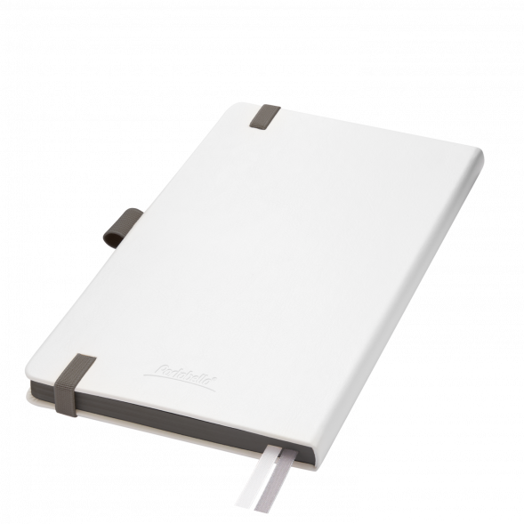 Ежедневник Arctic недатированный, белый/темно-серый 