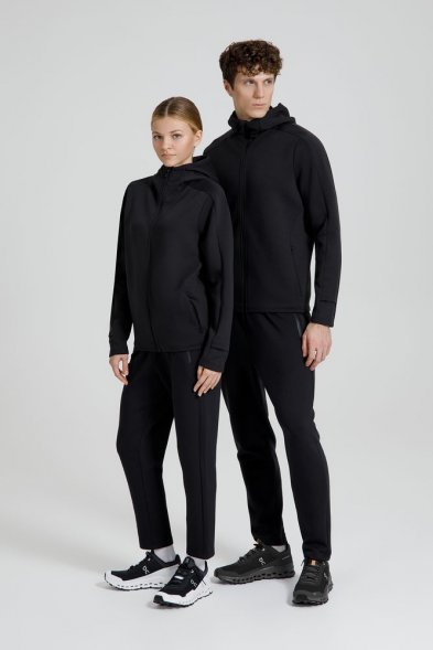 Куртка с капюшоном унисекс Begi, черная 