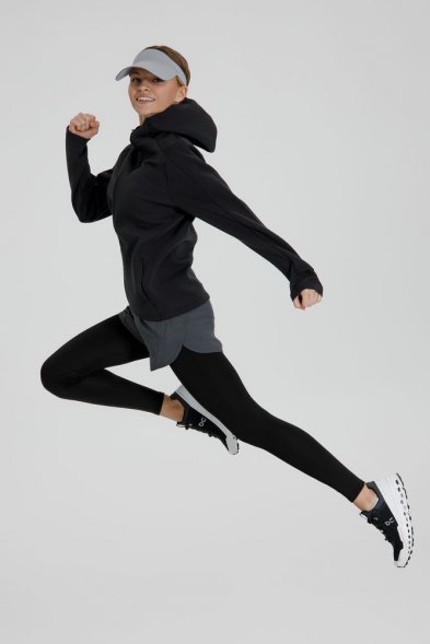 Куртка с капюшоном унисекс Begi, черная 