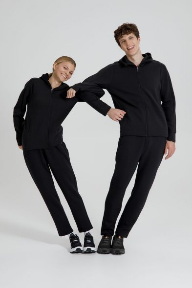 Куртка с капюшоном унисекс Begi, черная 