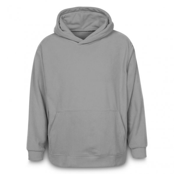 Худи флисовое унисекс Manakin, серое 