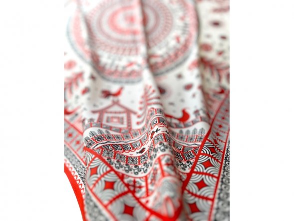 Платок Мезенская роспись 