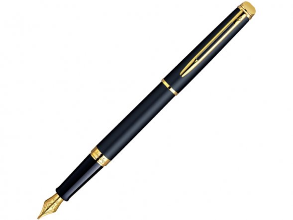 Перьевая ручка Waterman Hemisphere, цвет: MattBlack, перо: F 