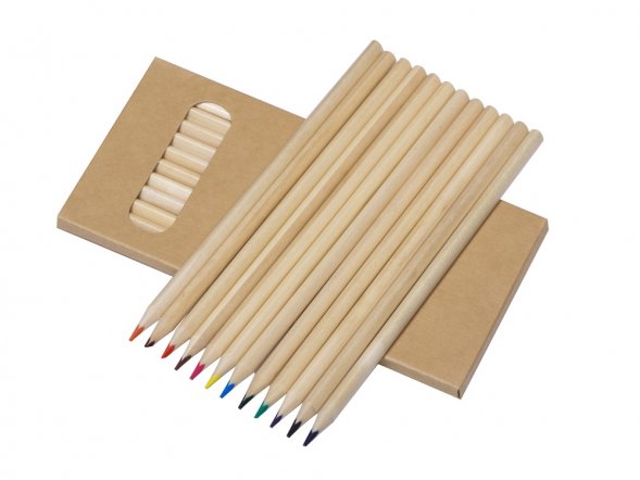 Набор из 12 цветных карандашей Painter, крафт 