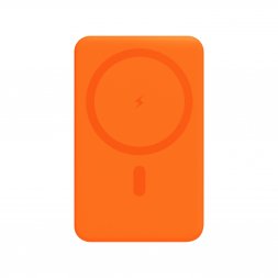 Внешний аккумулятор Largo PD 5000mAh с функцией беспроводной зарядки 15W, оранжевый