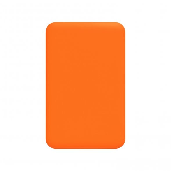 Внешний аккумулятор Largo PD 5000mAh с функцией беспроводной зарядки 15W, оранжевый 