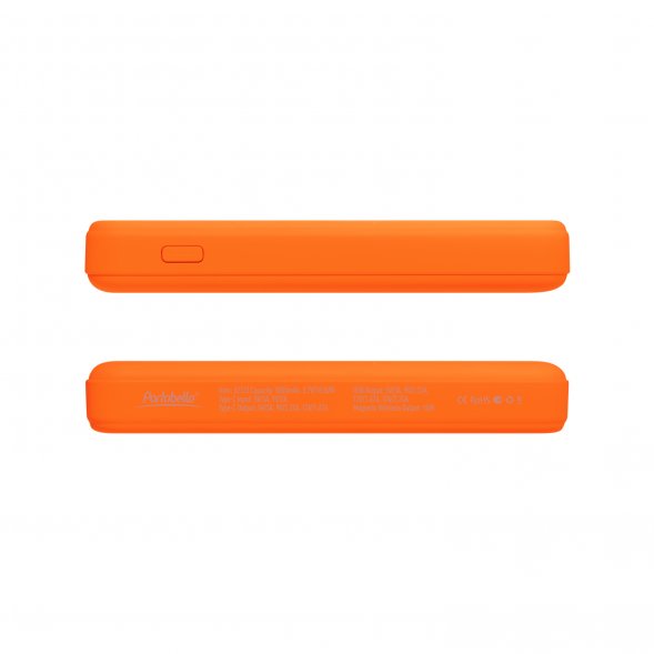 Внешний аккумулятор Largo PD 5000mAh с функцией беспроводной зарядки 15W, оранжевый 