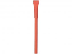 Ручка картонная с колпачком Recycled, красный (Р)