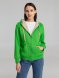Толстовка унисекс на молнии Sherpa 280, ярко-зеленая 