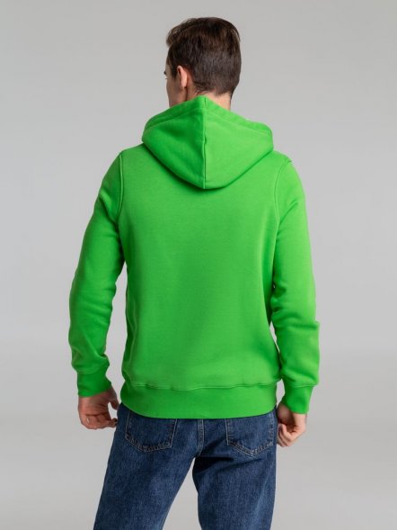 Толстовка унисекс на молнии Sherpa 280, ярко-зеленая 