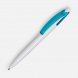 Ручка шариковая Bento, белая с голубым 