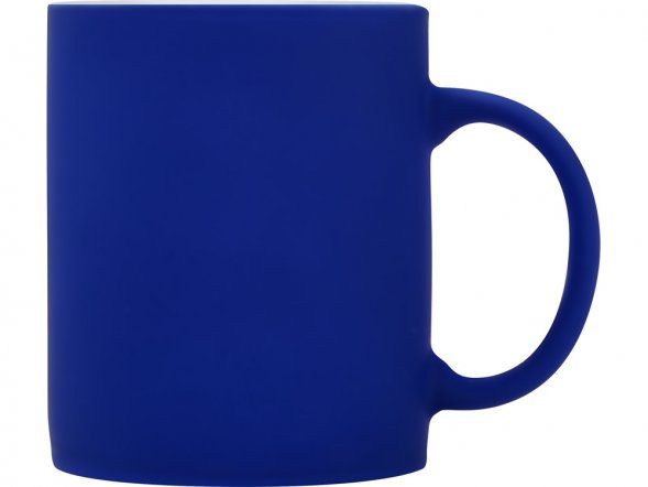 Кружка с покрытием soft-touch Barrel of a Gum, синий 