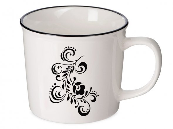 Кружка Nancy Line, белый/черный 