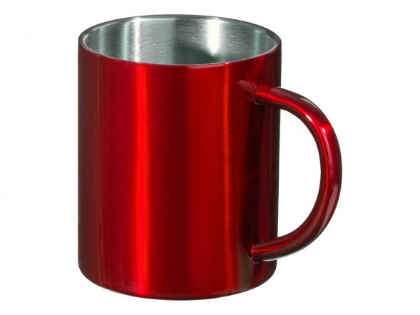 Стальная кружка с двойными стенками Altai, красный (P) 