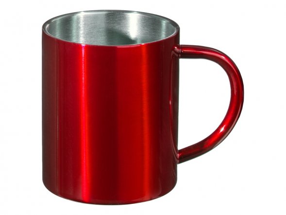 Стальная кружка с двойными стенками Altai, красный (P) 