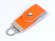 USB-флешка на 16 Гб в виде брелка, оранжевый 