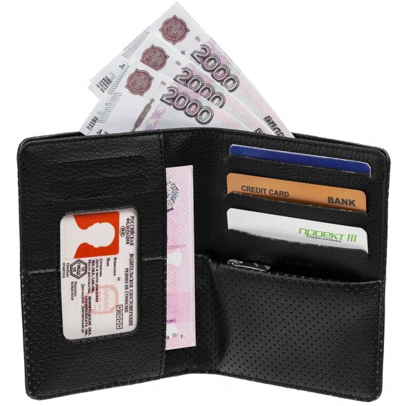 Автобумажник dotMODE, черный 