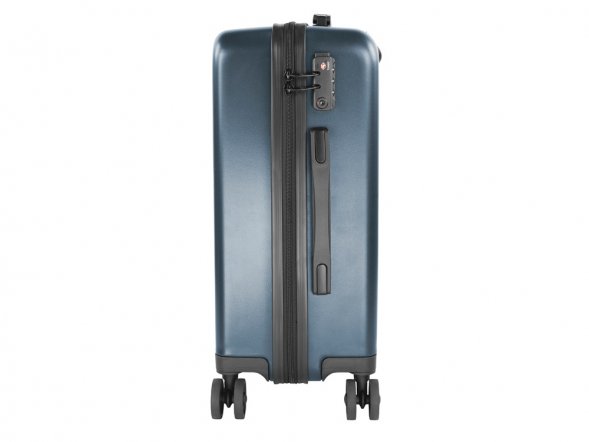 Чемодан BUGATTI Kallisto, синий, АБС-пластик, 35,5х23х53,5 см, 40 л 