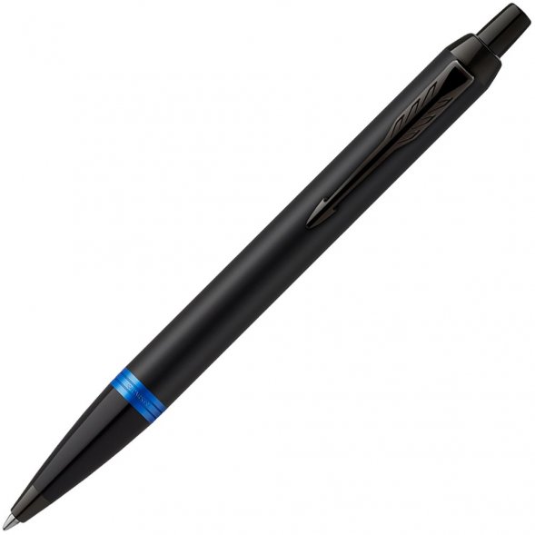 Ручка шариковая Parker IM Professionals Marine Blue BT, черная с синим 