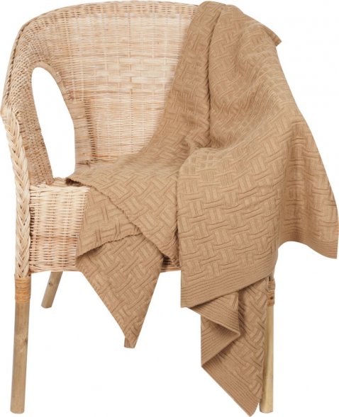 Плед на заказ Basket, М, полушерсть 