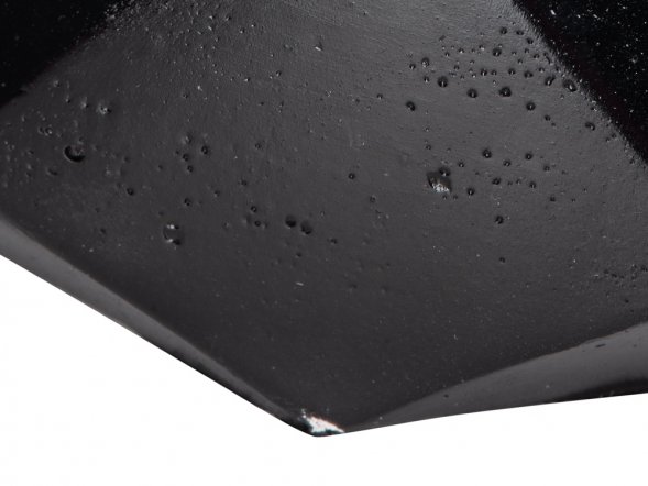 Свеча в декоративном стакане Geometry, черный 