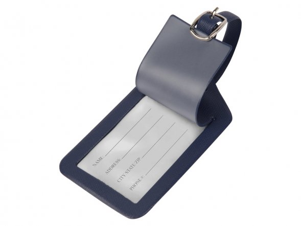 Багажная бирка Weekend из ПВХ, темно-синий 