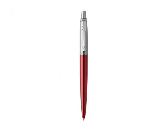 Шариковая ручка Parker Jotter Essential, Kensington Red CT, стержень: M, цвет чернил : blue или blac 