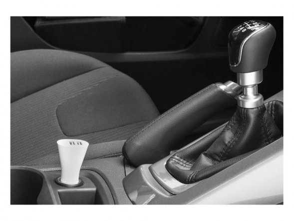 Адаптер автомобильный Split, белый 