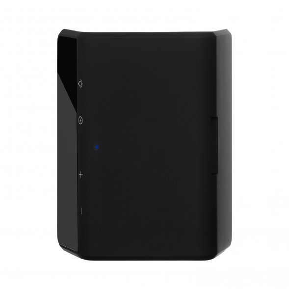 Зарядная станция с часами 15W Flame, черная 