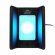 Зарядная станция с часами 15W Flame, черная 