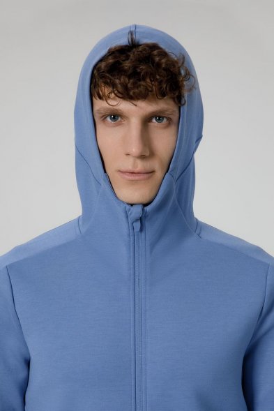 Куртка с капюшоном унисекс Begi, синяя 