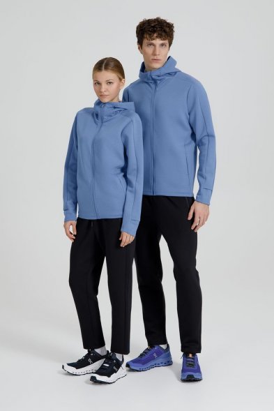 Куртка с капюшоном унисекс Begi, синяя 