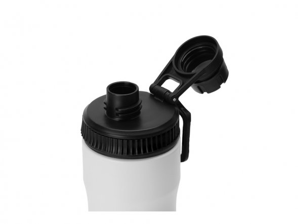 Бутылка для воды Supply Waterline, нерж сталь, 850 мл, белый/черный 