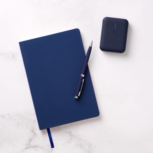 Ежедневник Spark недатированный, синий (без упаковки, без стикера) 
