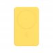 Внешний аккумулятор Largo PD 5000mAh с функцией беспроводной зарядки 15W, желтый 