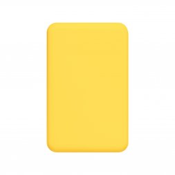 Внешний аккумулятор Largo PD 5000mAh с функцией беспроводной зарядки 15W, желтый
