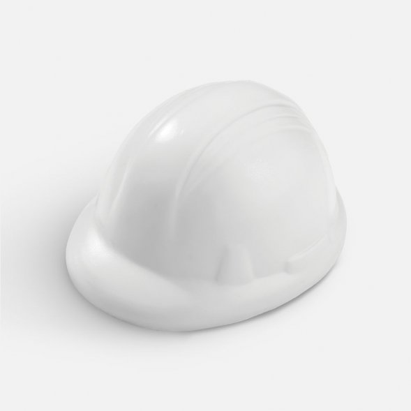 Антистресс «Каска», белый 