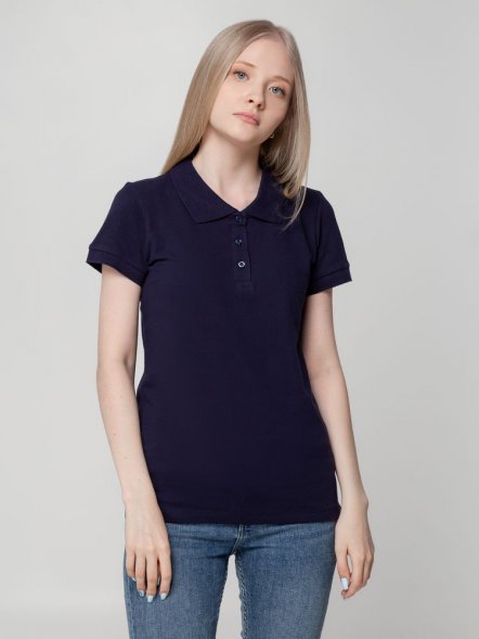 Рубашка поло женская Virma Lady, темно-синяя 
