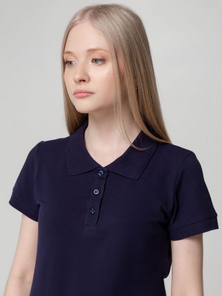 Рубашка поло женская Virma Lady, темно-синяя 