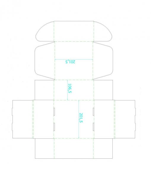 Коробка Medio, крафт 