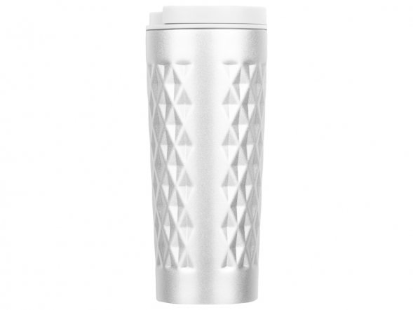 Герметичная вакуумная термокружка Matrix,450 мл, серебристый 