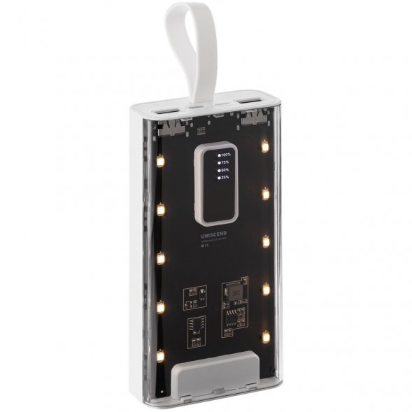 Аккумулятор Trellis Flat 10000 мАч, белый 