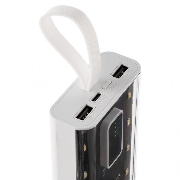 Аккумулятор Trellis Flat 10000 мАч, белый 