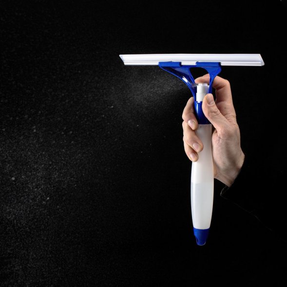 Водосгон с распылителем PolishUp, синий 