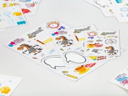 Наклейки UV-DTF Sticker Pack на заказ, L