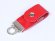 USB-флешка на 16 Гб в виде брелка, красный 