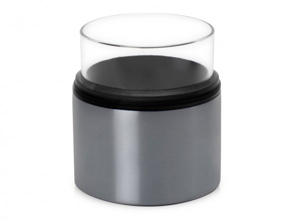 Тумблер для виски WHISKEY KUZIE, серебристый (P) 