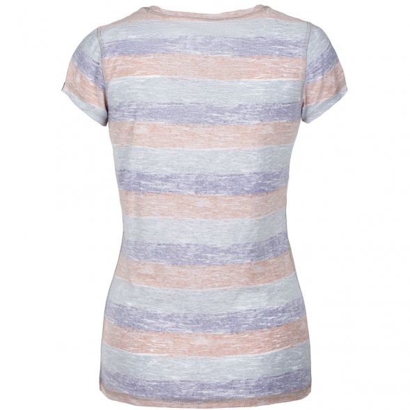 Футболка женская «Амазонка» двусторонняя, оранжевая с фиолетовым 