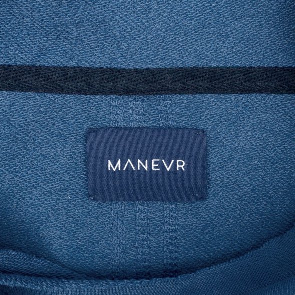 Худи унисекс Vozduh 1.0, синее 